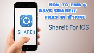 How to save  files in iPhone storage | transfer media from shareit to IPhone screenshot 5