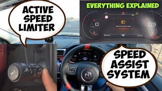 MG Astor ASL Active Speed Limiter /Speed Assist System Explained in Hindi (In-Depth Video)