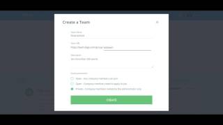 how to create a team