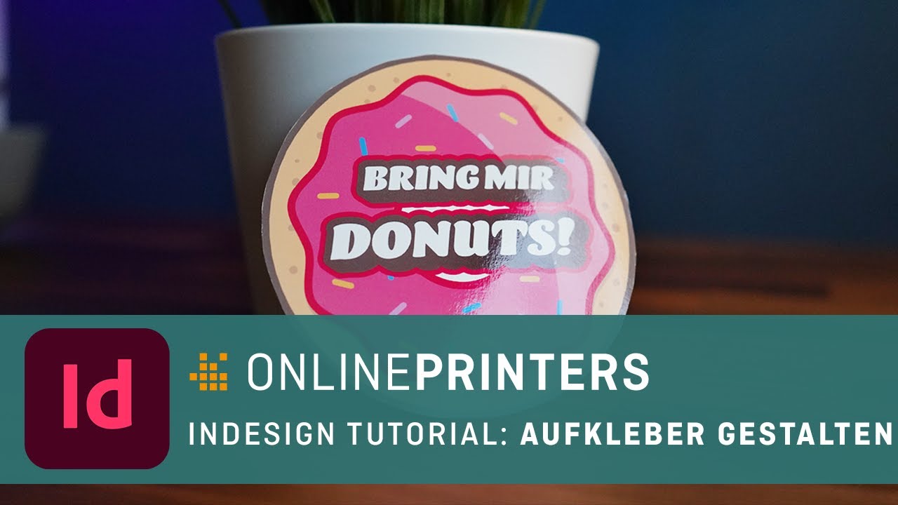 Aufkleber Selbst Gestalten Mit Illustrator Und Indesign