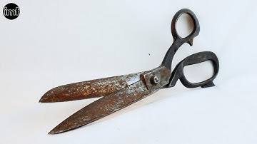 Antique Fabric Scissors Restoration