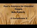 Bob Roberts (Paul&#39;s Pointers for Plentiful People)