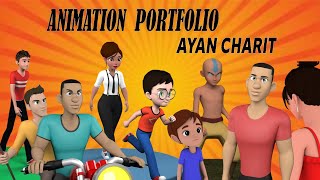 3D Animation Showreel 2024 || Ayan Charit || #moopleinstitute