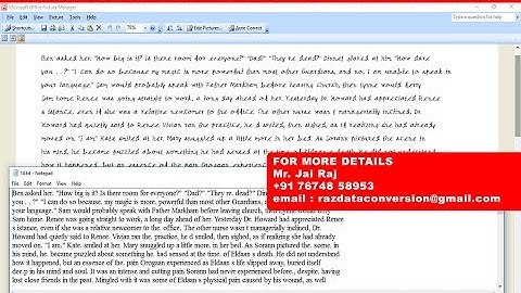 gif image to notepad conversion software