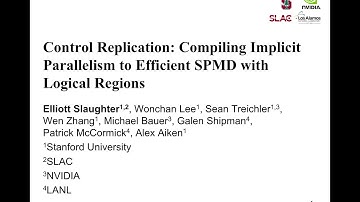 Control Replication SC17 Practice Talk (2017-11-06)