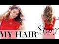 MY HAIR STORY | Growing my hair, Shaving my head & Going from Black to Blonde | Lydia Elise Millen