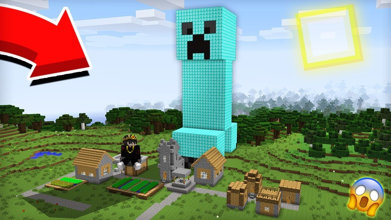 KATTA KRIPPER BU QAYERDAN KELDI 😨 Uzbekcha minecraft