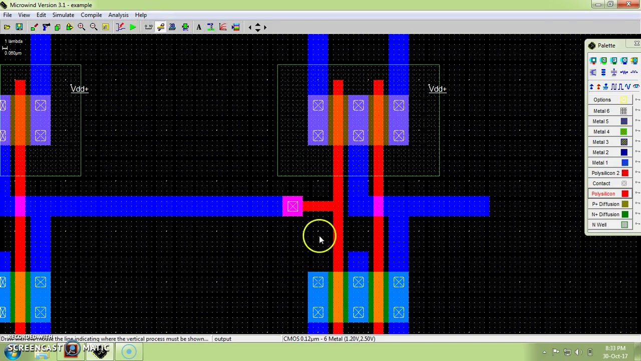 Prepare layout for D-flip flop - YouTube logic 7 diagram 
