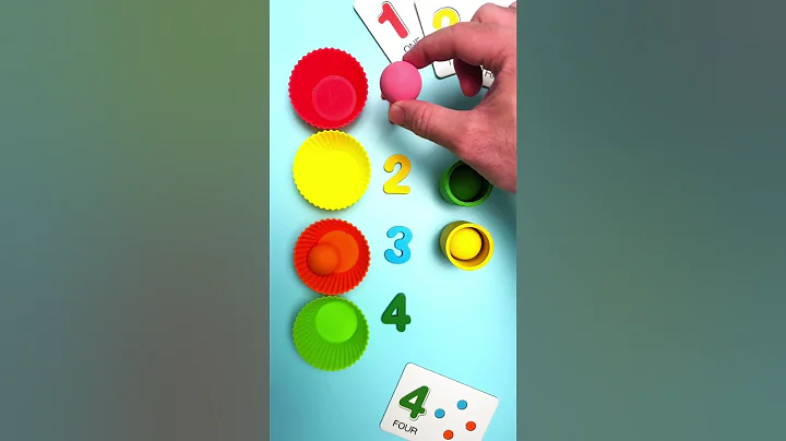 Let's Count to 4! Fun Learning for Toddlers #shorts