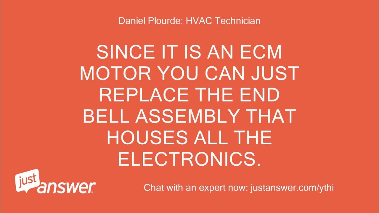 Have a Trane TEM4 air handler. The blower motor runs - YouTube