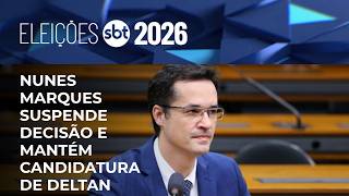 Nunes Marques suspende decisão que barrou Deltan ao Senado | #EleiçõesSBT2026
