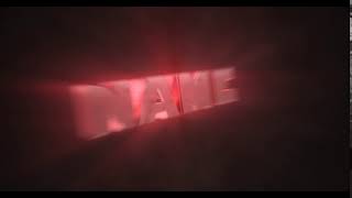 Intro Template - Red - [Blender only]