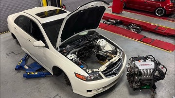 NEW PROJECT // FULL TOUR & K24A2 SWAP REMOVAL // 2006 Acura TSX 6MT (Ep1)
