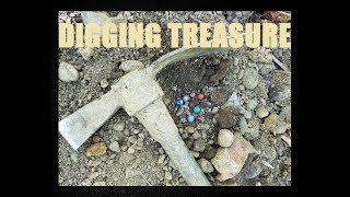 Digging An Old Town Dump - Vintage Marbles - Antiques For Free - Bottle Digging - Trash Picking -