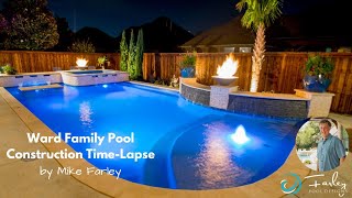 Ward Family Pool Construction Timelapse by Mike Farley