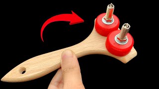 : Tire valves and empty bottle caps!Every House Needs This But No One Does it!great idea