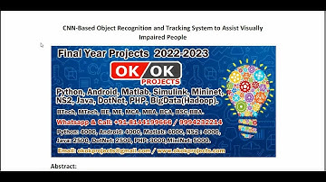CNN Based Object Recognition and Tracking System to Assist Visually Impaired People
