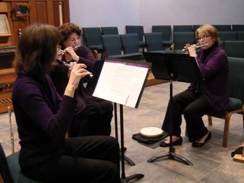 Elle Flute Trio plays Tritsch Tratsch Polka, with ...