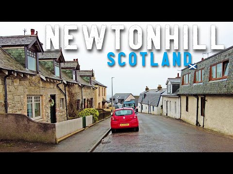 Newtonhill Scotland Walking Tour 4K, April 2023.