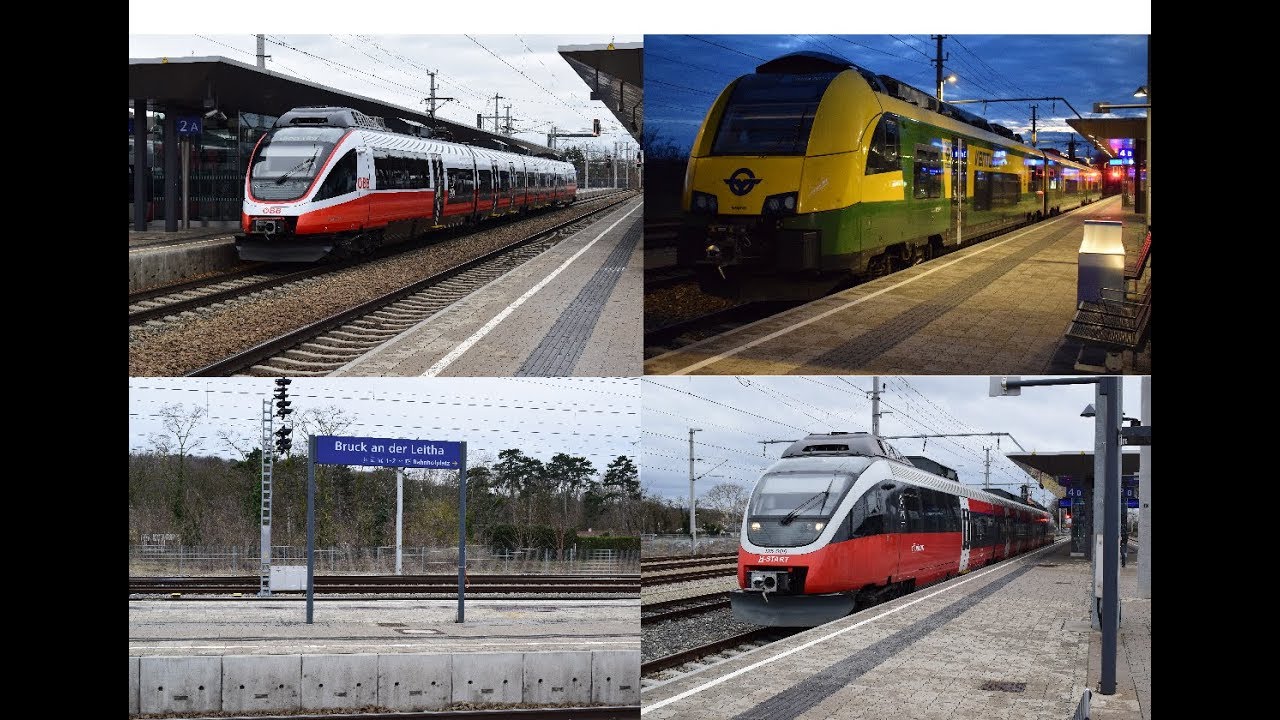 Vonatok Királyhidán / Trains at Bruck an der Leitha