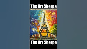 Eiffel Tower acrylic painting #painting #theartsherpa #art #acrylicAugust