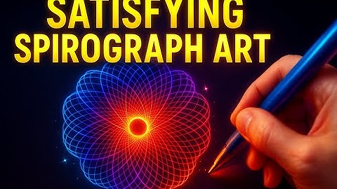 🎯 “Satisfying Spirograph Art You Can’t Stop Watching 🎨✨”