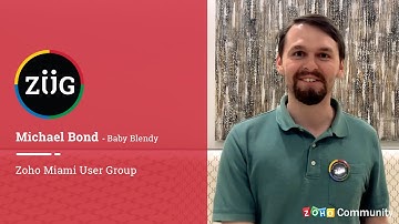 Miami Zoho User Group - Michael Bond on ZUG meetups