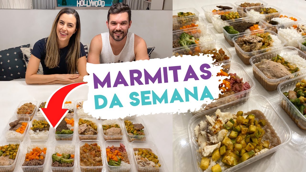 COMO PREPARO AS MARMITAS CONGELADAS EM POUCAS HORAS | CARDÁPIO DA SEMANA - Fácil, Prático e Gostoso
