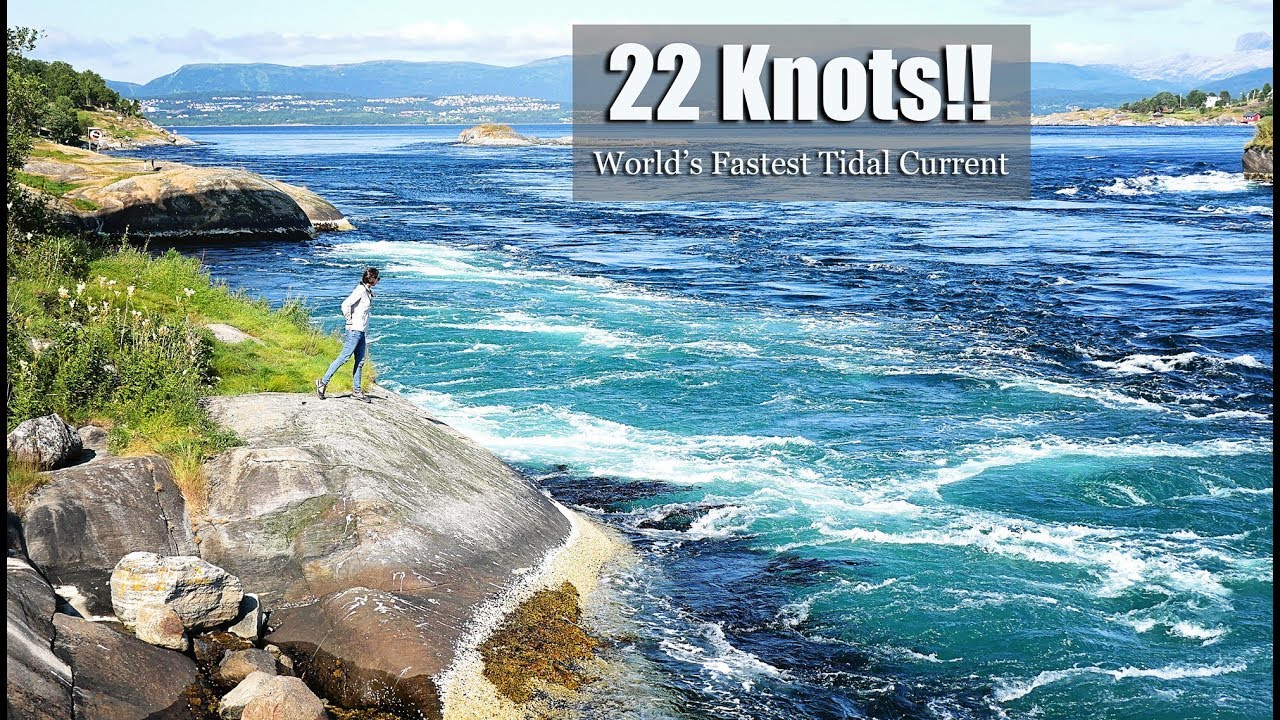 22 KNOTS!! The FASTEST Tidal Current in the WORLD!!  (MJ Sailing – Ep 127 Part 2)