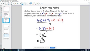 8.8.5 - Applying Integer Operations Lesson 2