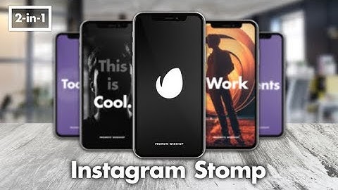 Instagram Typography Stomp 2-in-1 | After Effects Template | Product Promo