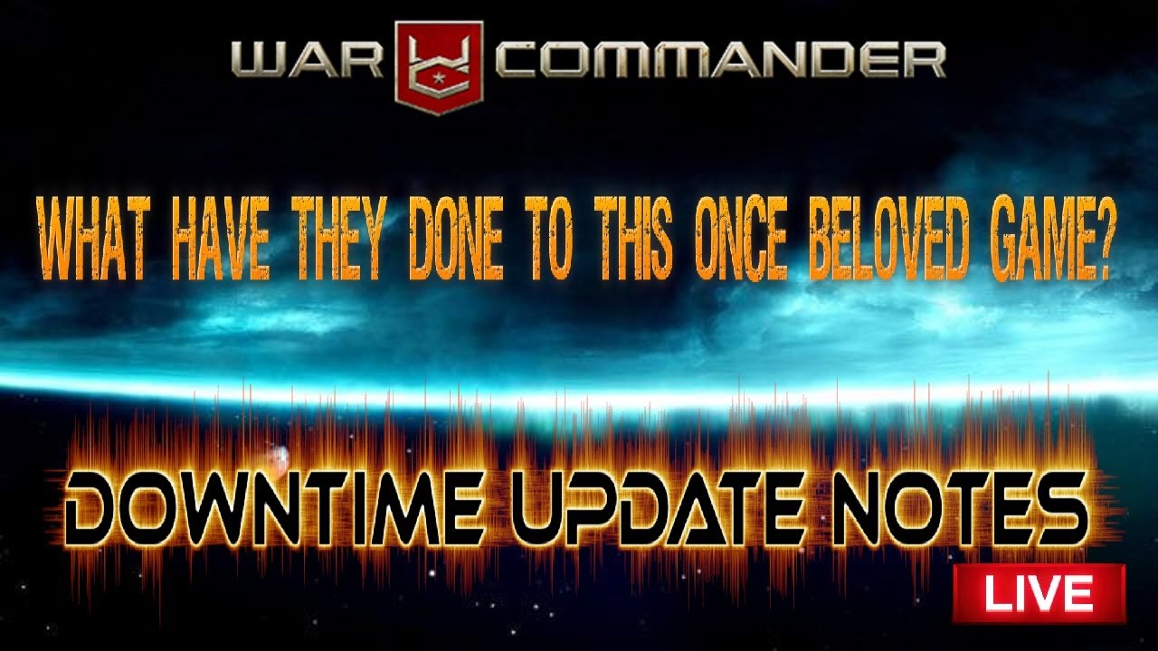 War Commander: What Will They Break Today + Patch Notes.