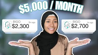 HOW MUCH I MADE IN MY FIRST MONTH ON BIGO LIVE!! | SIDE HUSTLE 2024