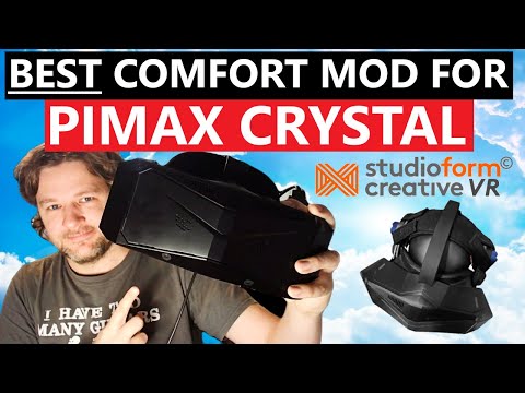 Видео: Make your Pimax Crystal ALL DAY COMFY! Studioform balance kit and Apache strap REVIEW