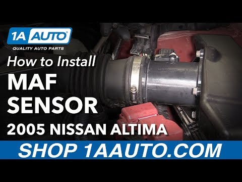 How to Replace MAF Sensor and Housing 04-06 Nissan Altima