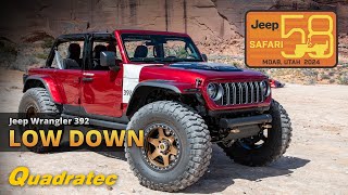 Jeep Wrangler 392 Low Down | 58th Easter Jeep Safari Concepts | Moab, Utah by Quadratec 5,132 views 1 month ago 4 minutes, 54 seconds