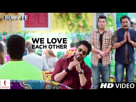 Dilwale | We Love Each Other | Kajol, Shah Rukh Khan, Kriti Sanon, Varun Dhawan