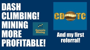 Dash Price Going Up, Making Money Mining and my First Referral