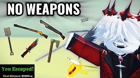 Can you beat Dead Rails without melees and guns?