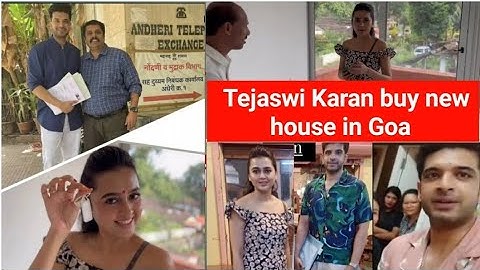 Tejaswi prakash bought new house in Goa | karan kundra congratulate Teju