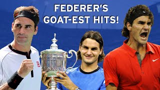 Roger Federer’s 40 GOAT-est hits!