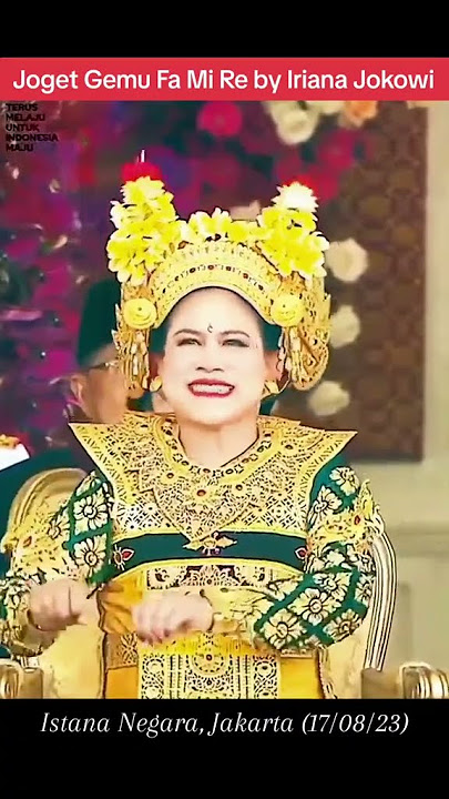 Joget Gemu Fa Mi Re by Iriana Jokowi di Istana Negara, Jakarta (17/08/23)