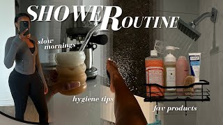 MORNING SHOWER ROUTINE 2023 | CURRENT FAVOURITE PRODUCTS