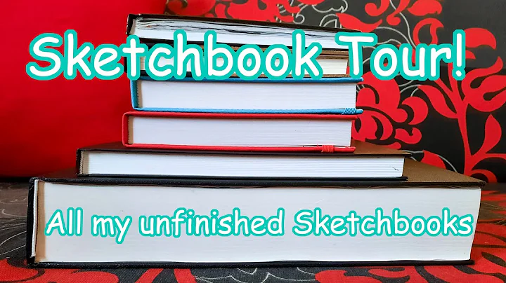 Sketchbook Tour | 2022 | All my unfinished Sketchbooks