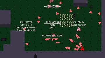 Rouge-Like GameTest 3 - Bouncing bullets - Gamemaker Studio 2