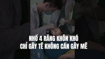 Livestream: NHỔ RĂNG KHÔN CHỈ  gây tê không gây mê cho chị Huệ