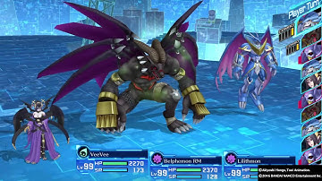 Digimon Story Cyber Sleuth Craniamon & Kentaurosmon Hard