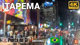 CIUDAD de ITAPEMA de noche lloviendo #driving TOUR virtual [CENTRO] SANTA CATARINA - BRASIL by Ponta do Gi 185 views 6 days ago 10 minutes, 43 seconds