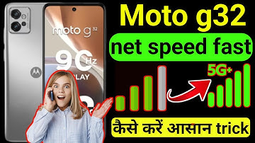 Moto g32 net speed fast kaise kare || How to fast internet speed in moto g32
