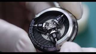 The Angles Cerberus- A 3-Armed Wandering Rotating Hour Watch